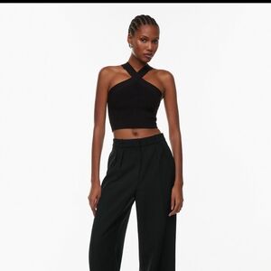 Aritzia Criss Cross Sculpt Knit
